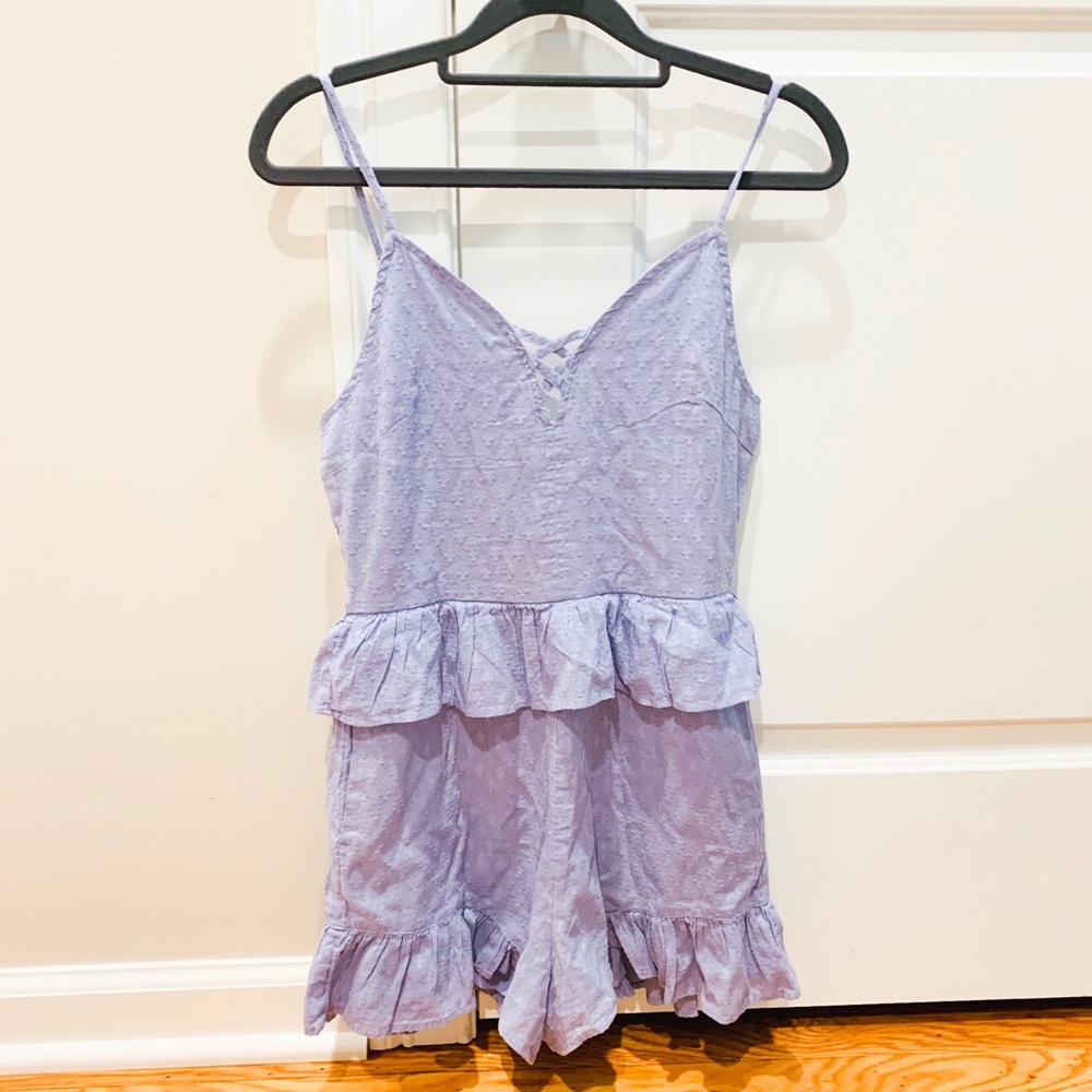 American Eagle Periwinkle Romper